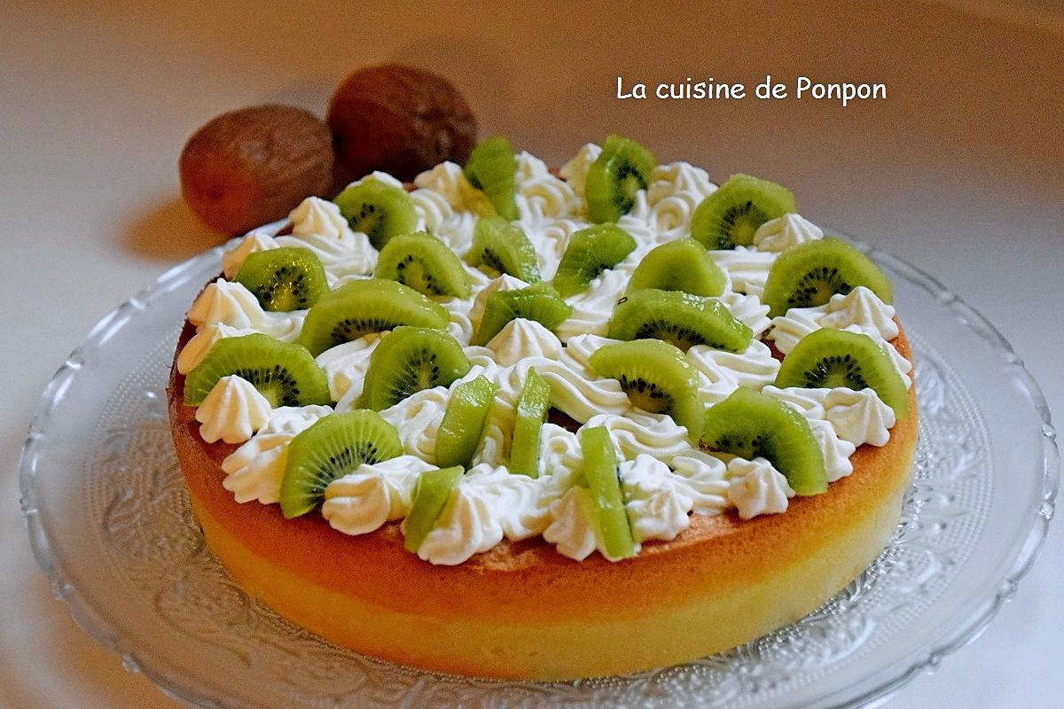 recette Gâteau magique aux kiwis