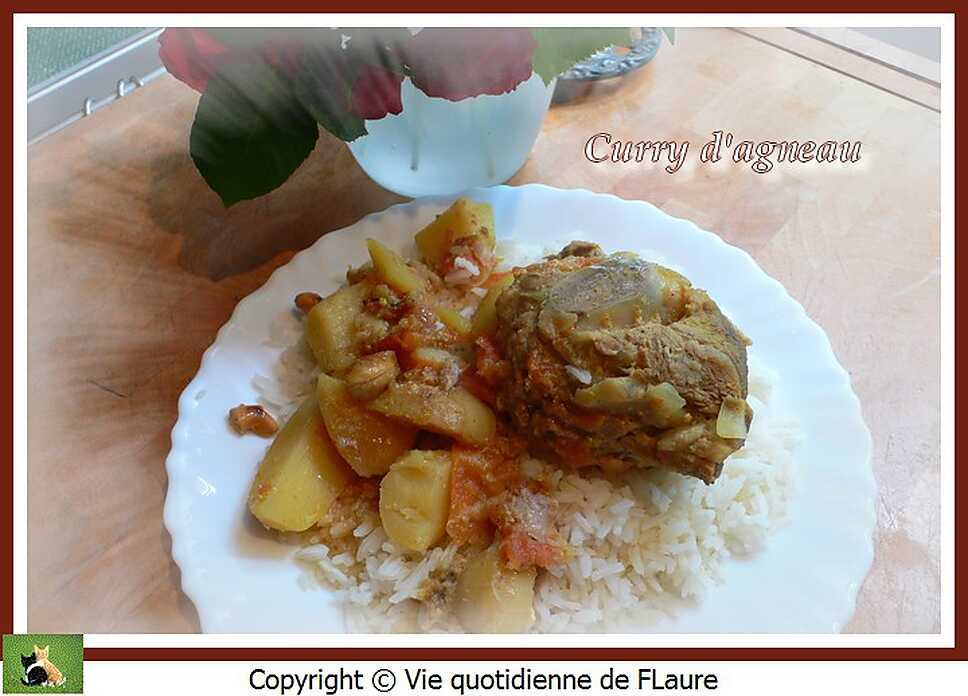 recette Curry d'agneau