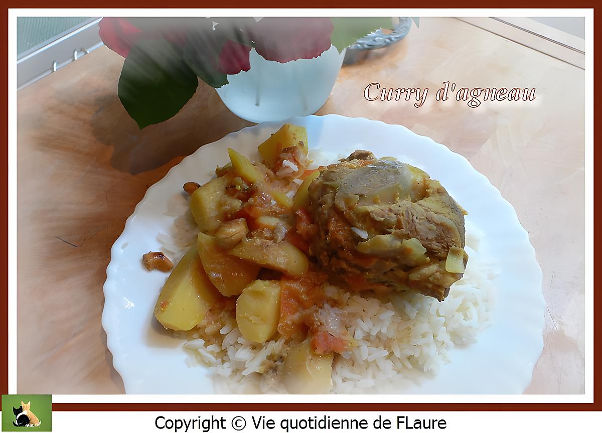 recette Curry d'agneau