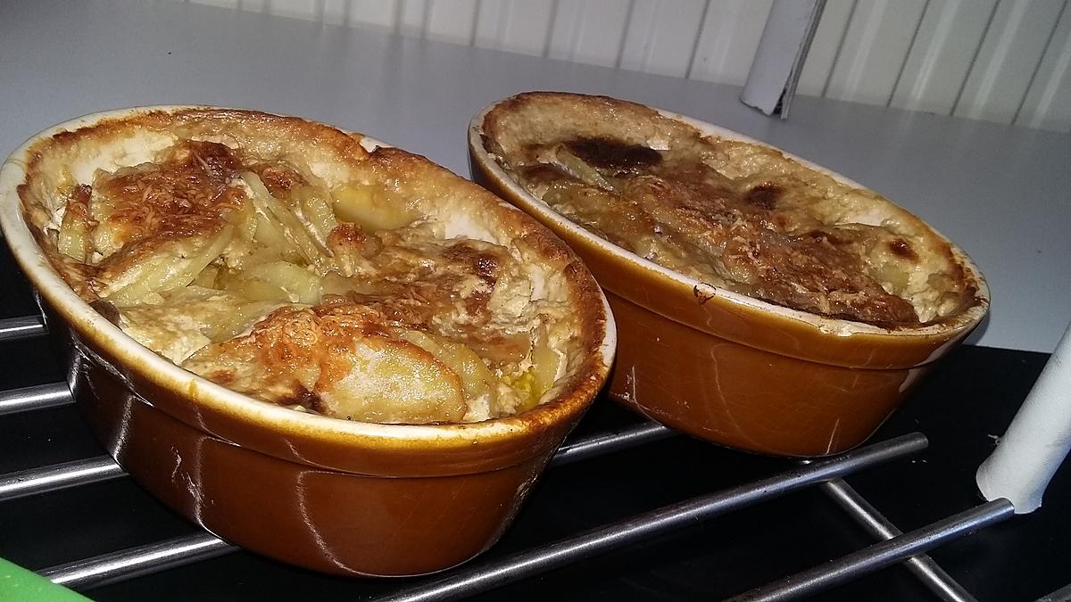 recette Gratin de pommes de terre au saucisses de Toulouse et au maroilles