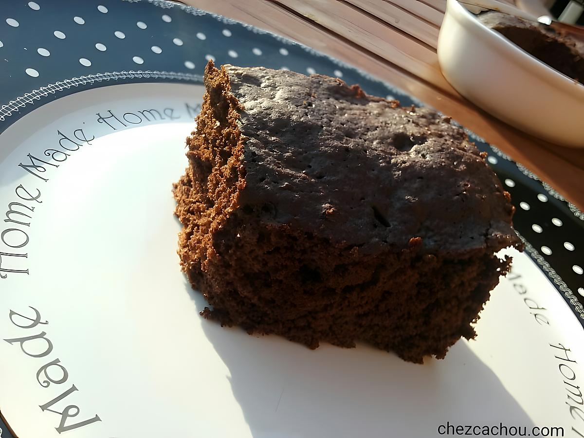 recette Gâteau chocolat à la courgette (cuisson au four à micro-ondes ou four)