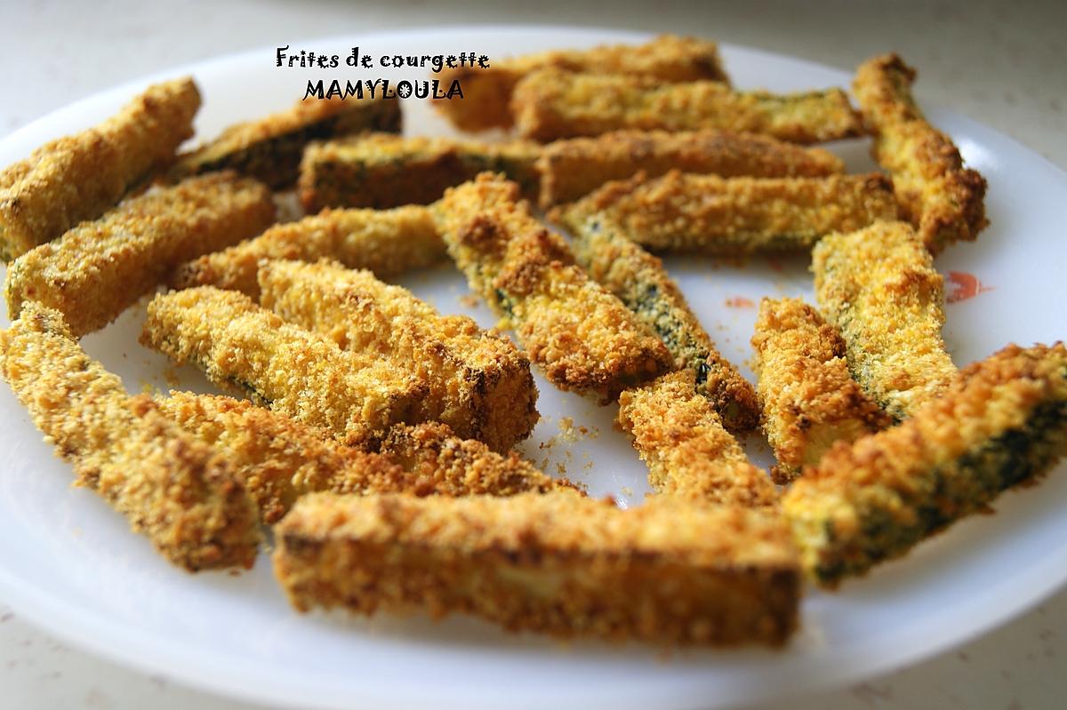 recette Frites de courgette