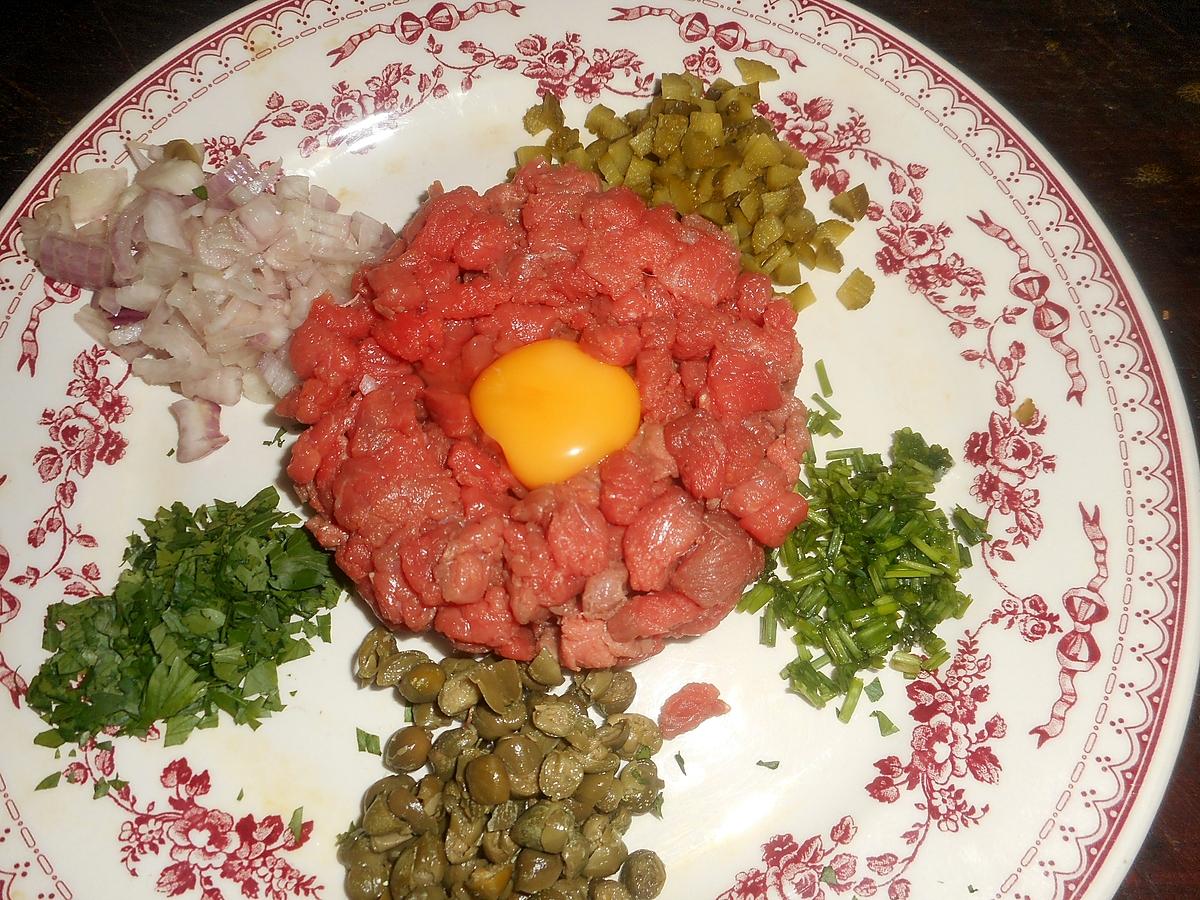 recette Tartare de boeuf au couteau