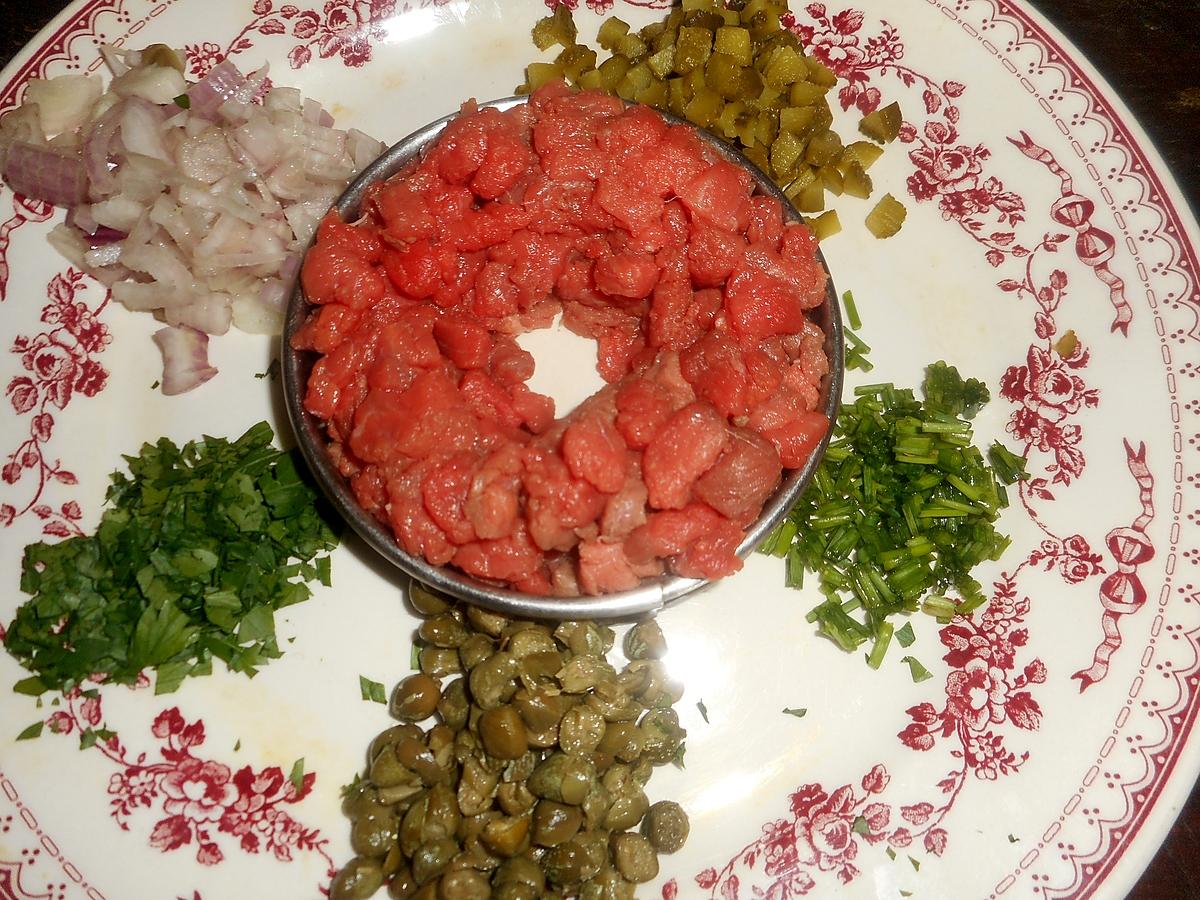 recette Tartare de boeuf au couteau