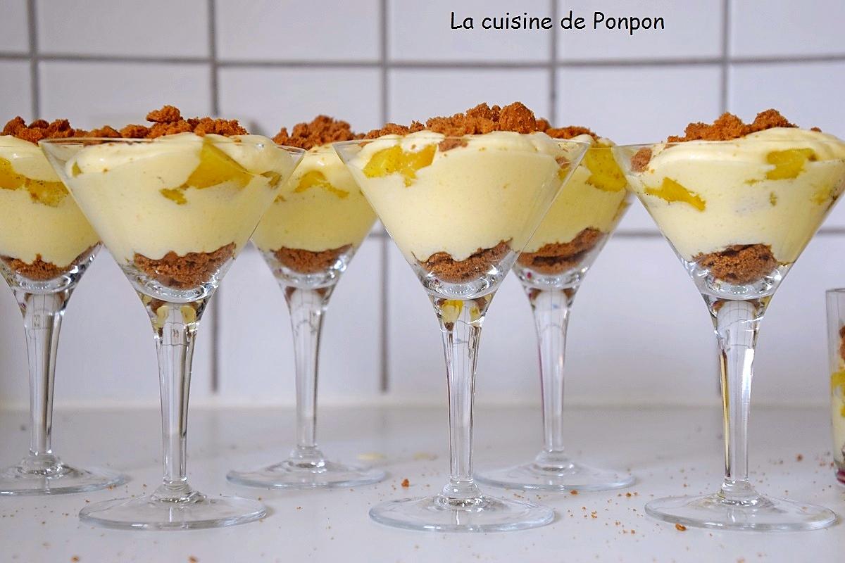 recette Verrine de mascarpone et ananas parfumé à la vanille