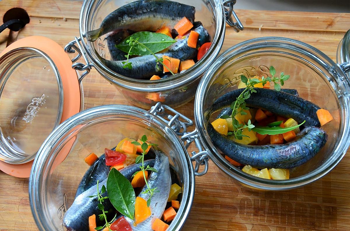 recette Conserve de sardines à l'huile maison