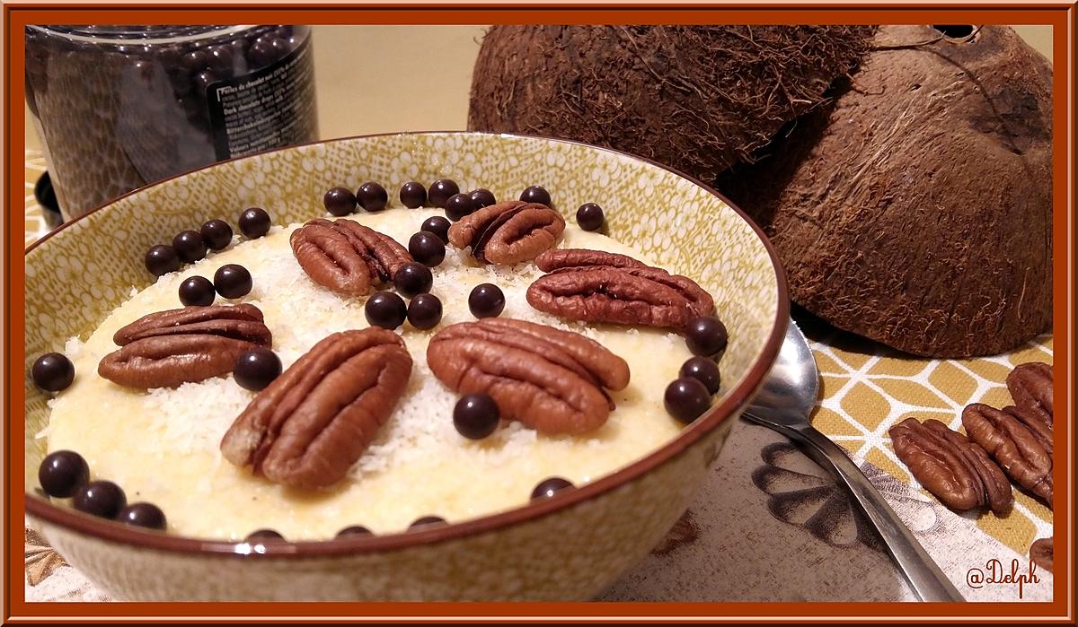 recette Porridge sans flocon au lait de coco