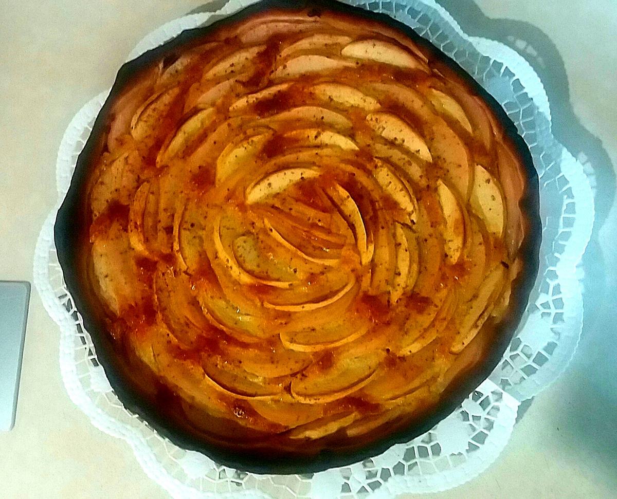 recette Tarte Pommes Poires Amandine