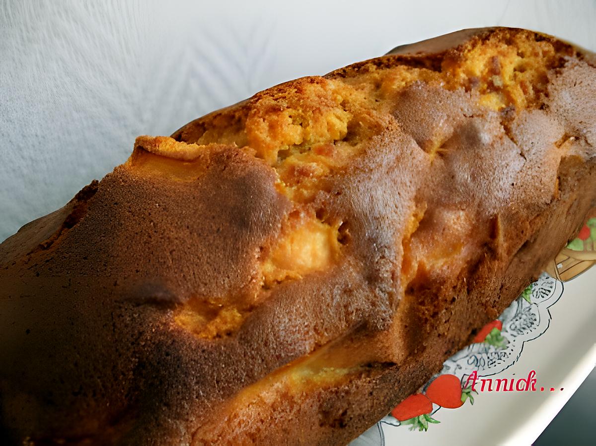 recette cake aux pommes & crème de caramel