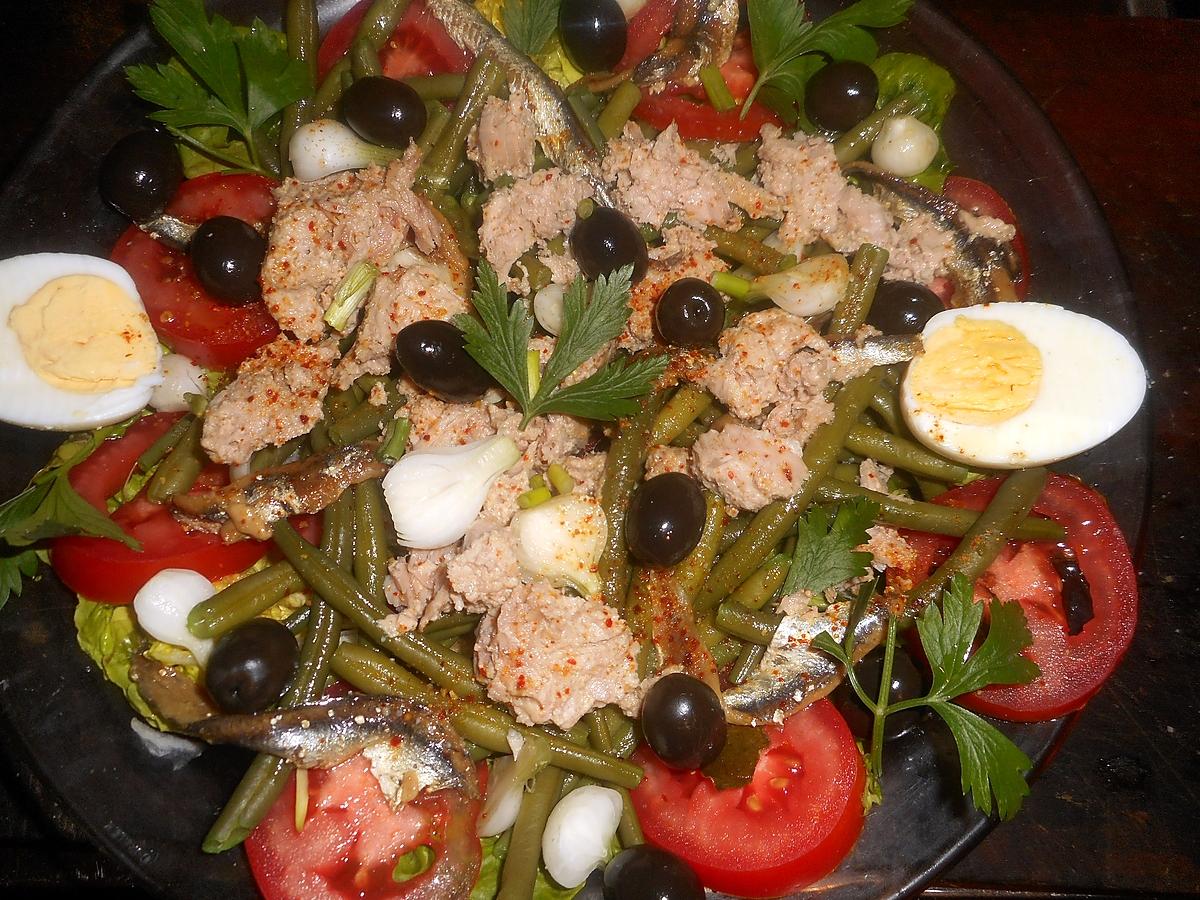 recette Salade d haricots vert à la niçoise