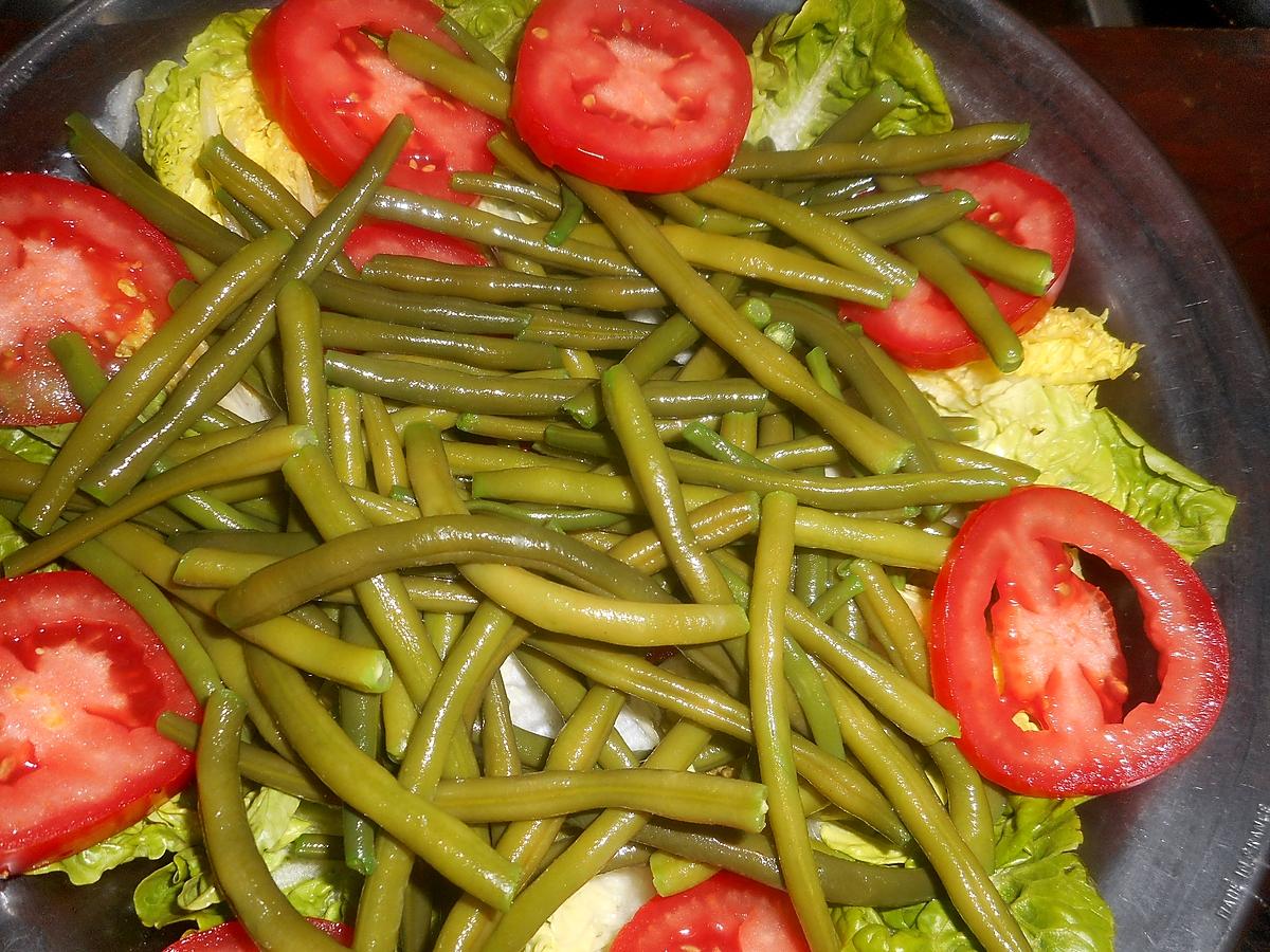 recette Salade d haricots vert à la niçoise