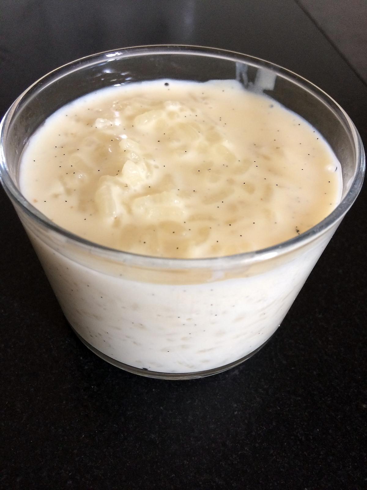 recette riz au lait bio