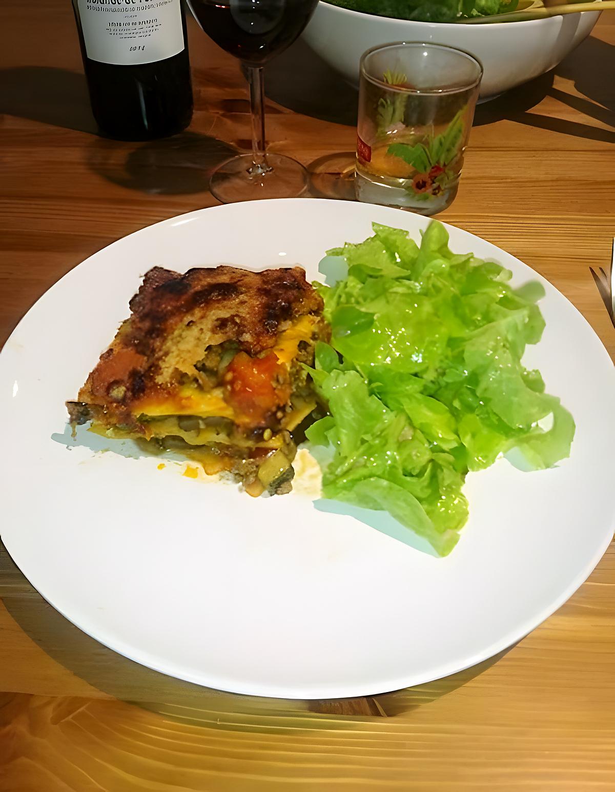 recette Lasagnes de veau aux légumes du soleil