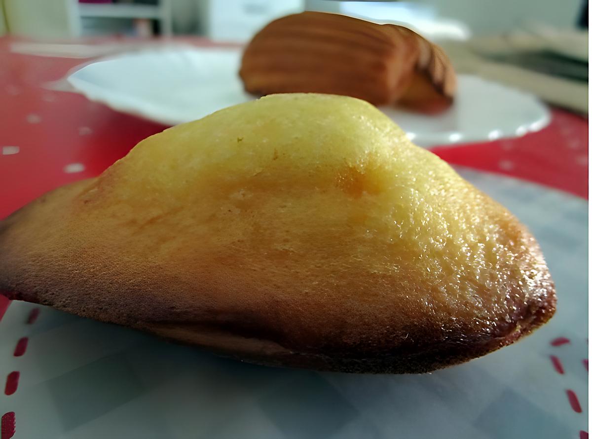 recette MADELEINES AU CITRON DE MICHEL OLIVER