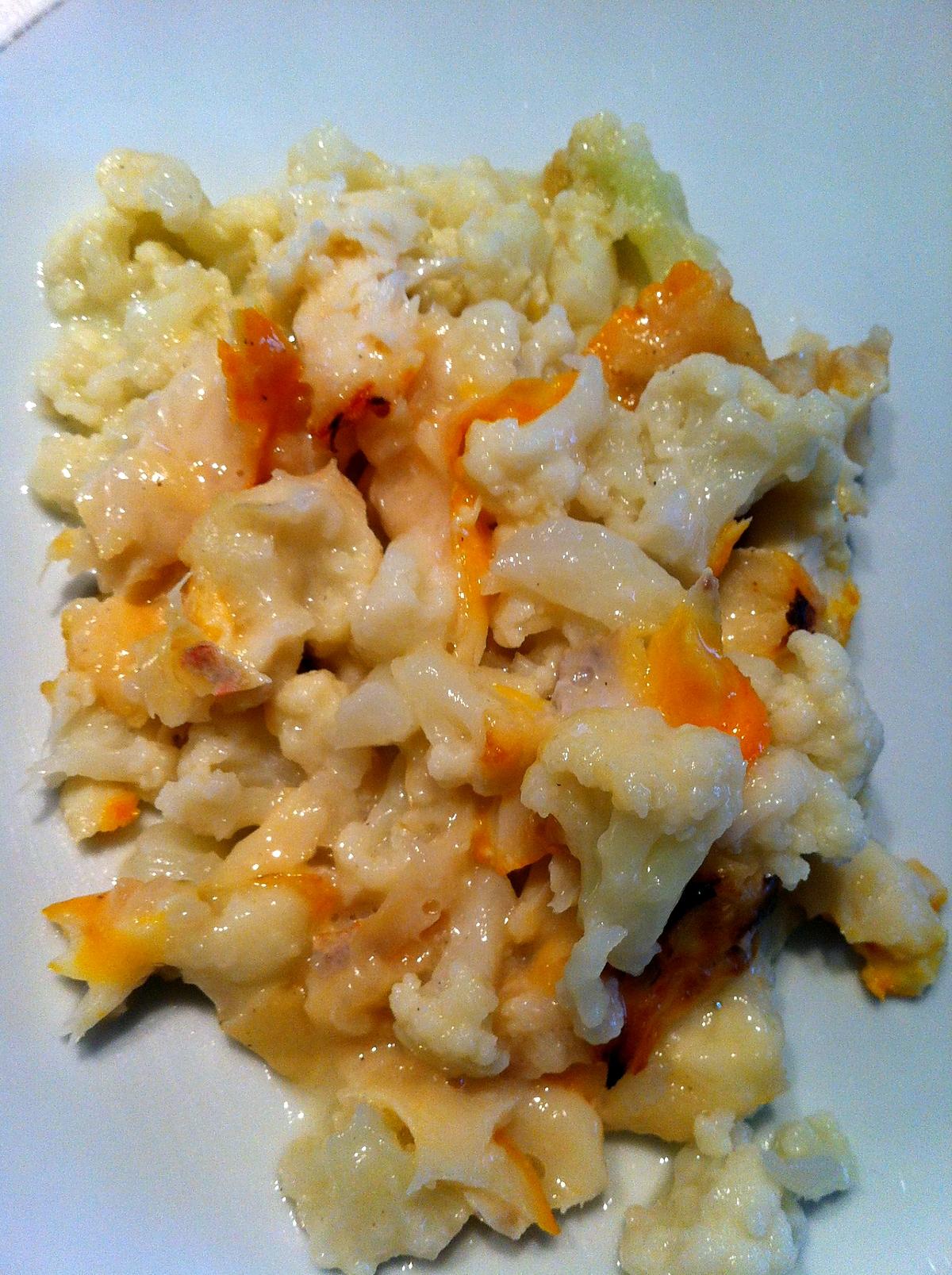 recette Gratin de chou-fleur au haddock