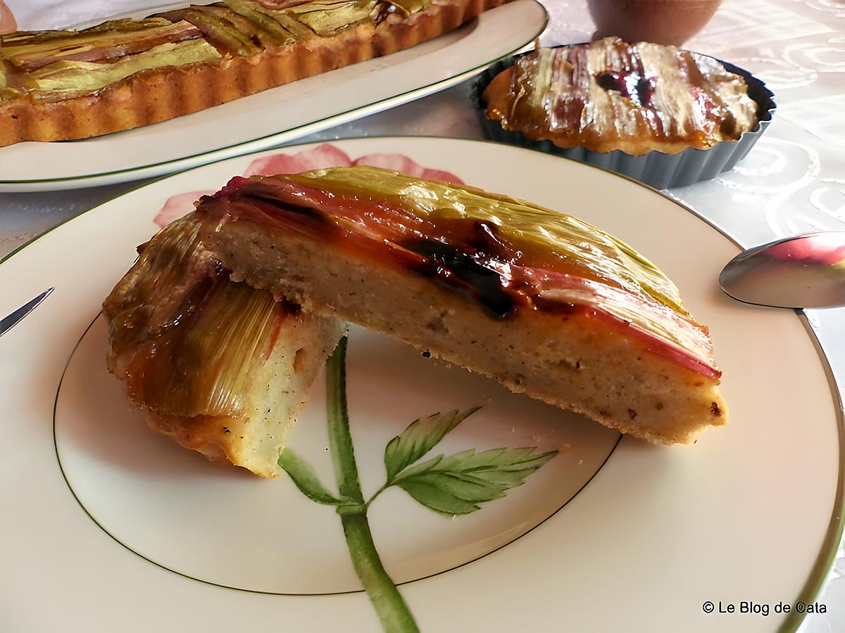 recette Gâteau à la ricotta et à la rhubarbe