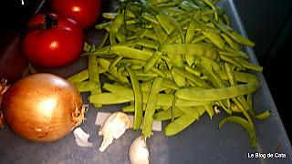 recette Haricots verts à la tomate