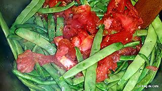 recette Haricots verts à la tomate