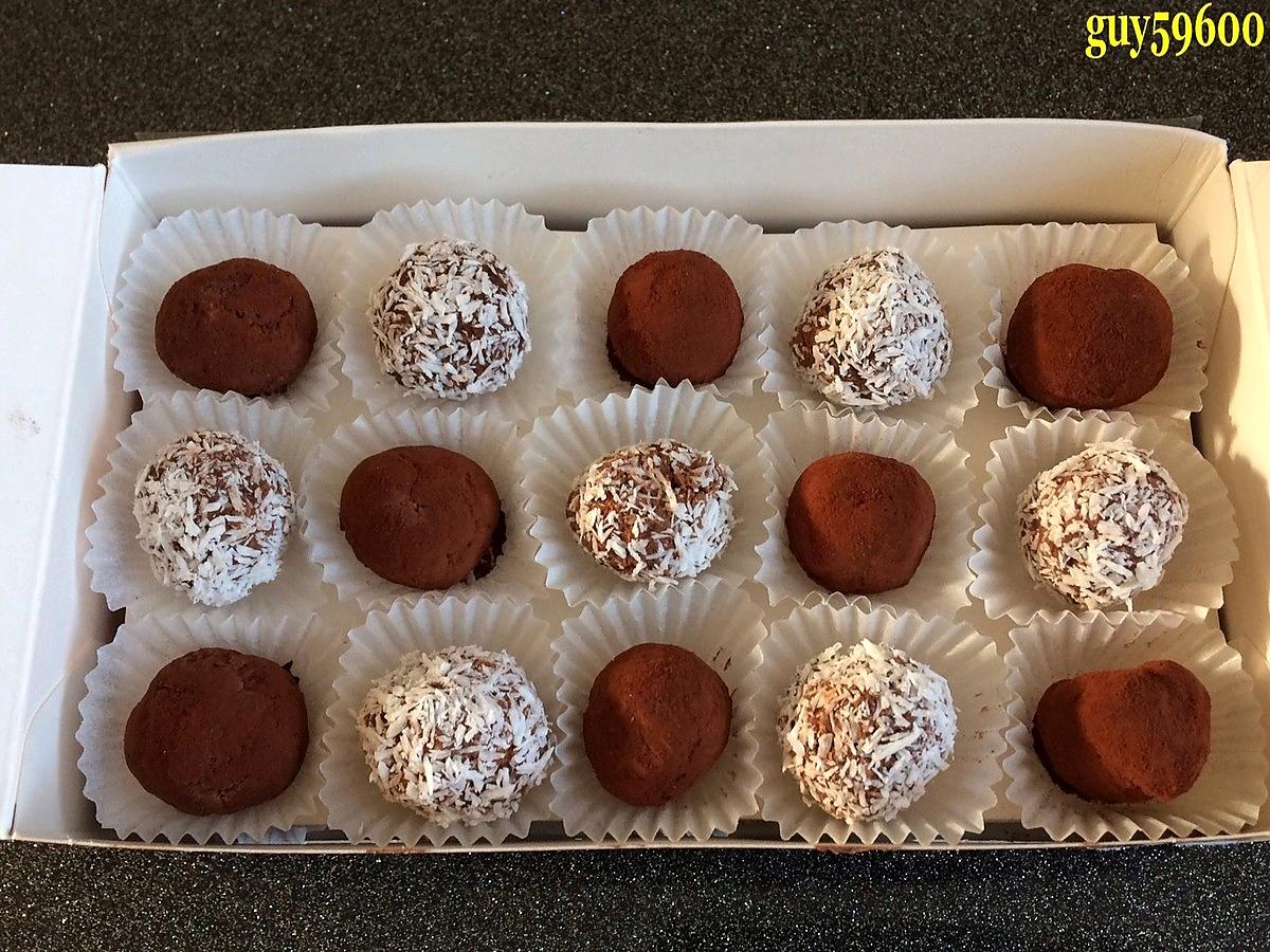 recette truffes au chocolat