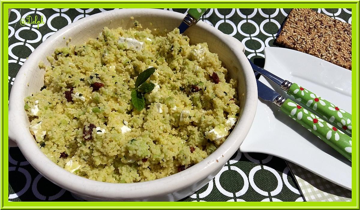 recette Taboulé de Concombre, Menthe et Feta au thermomix