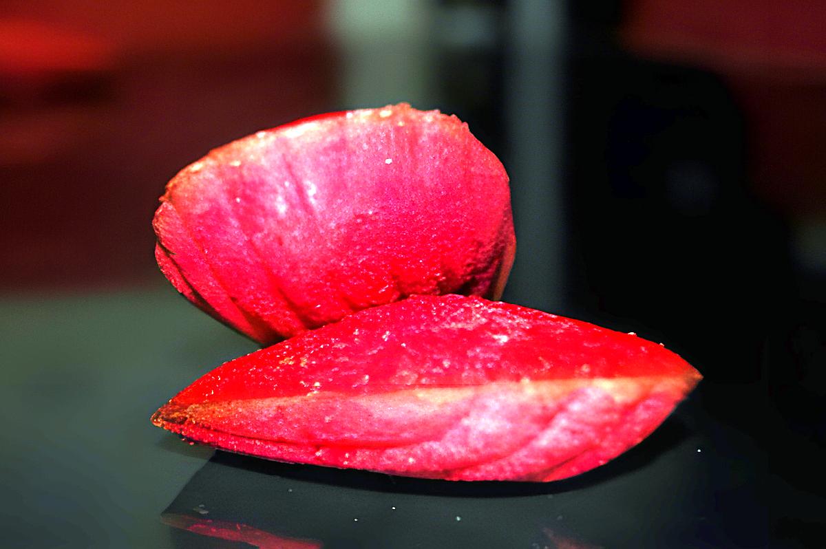 recette Des madeleines à la framboise avec 3 fois moins de beurre!