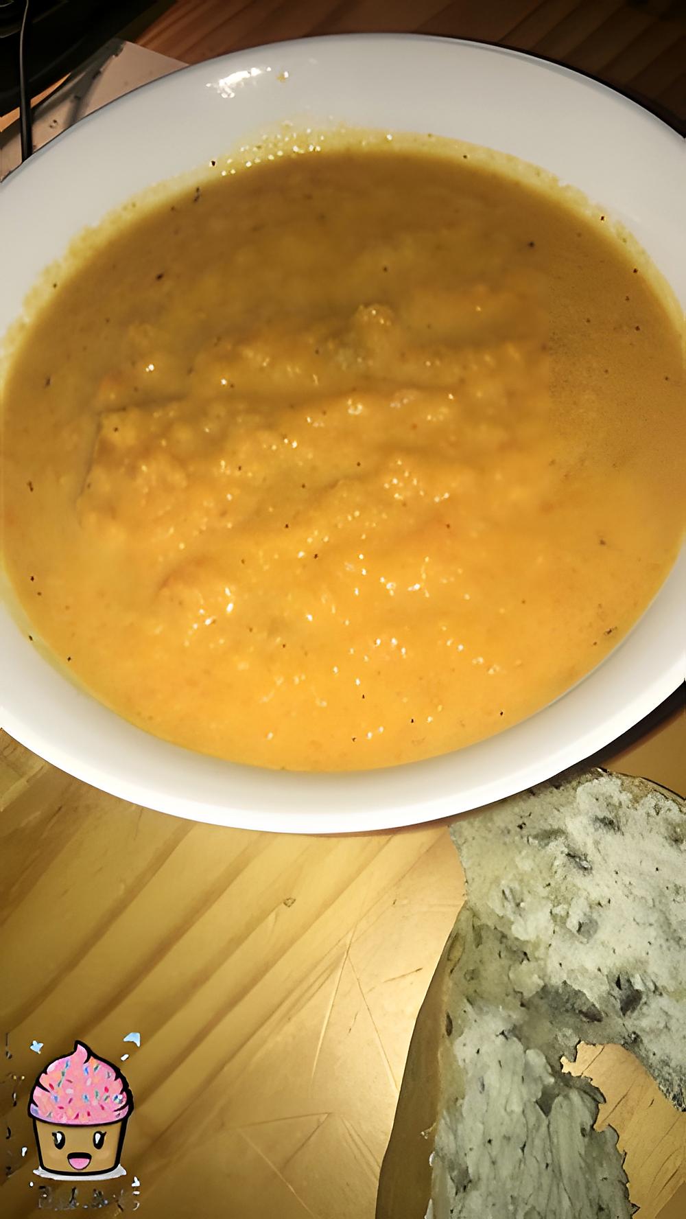 recette VELOUTÉ DE CAROTTES.