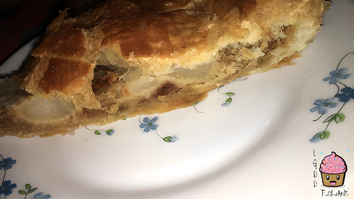 recette GALETTE DES ROIS SPÉCULOOS ET POIRE.