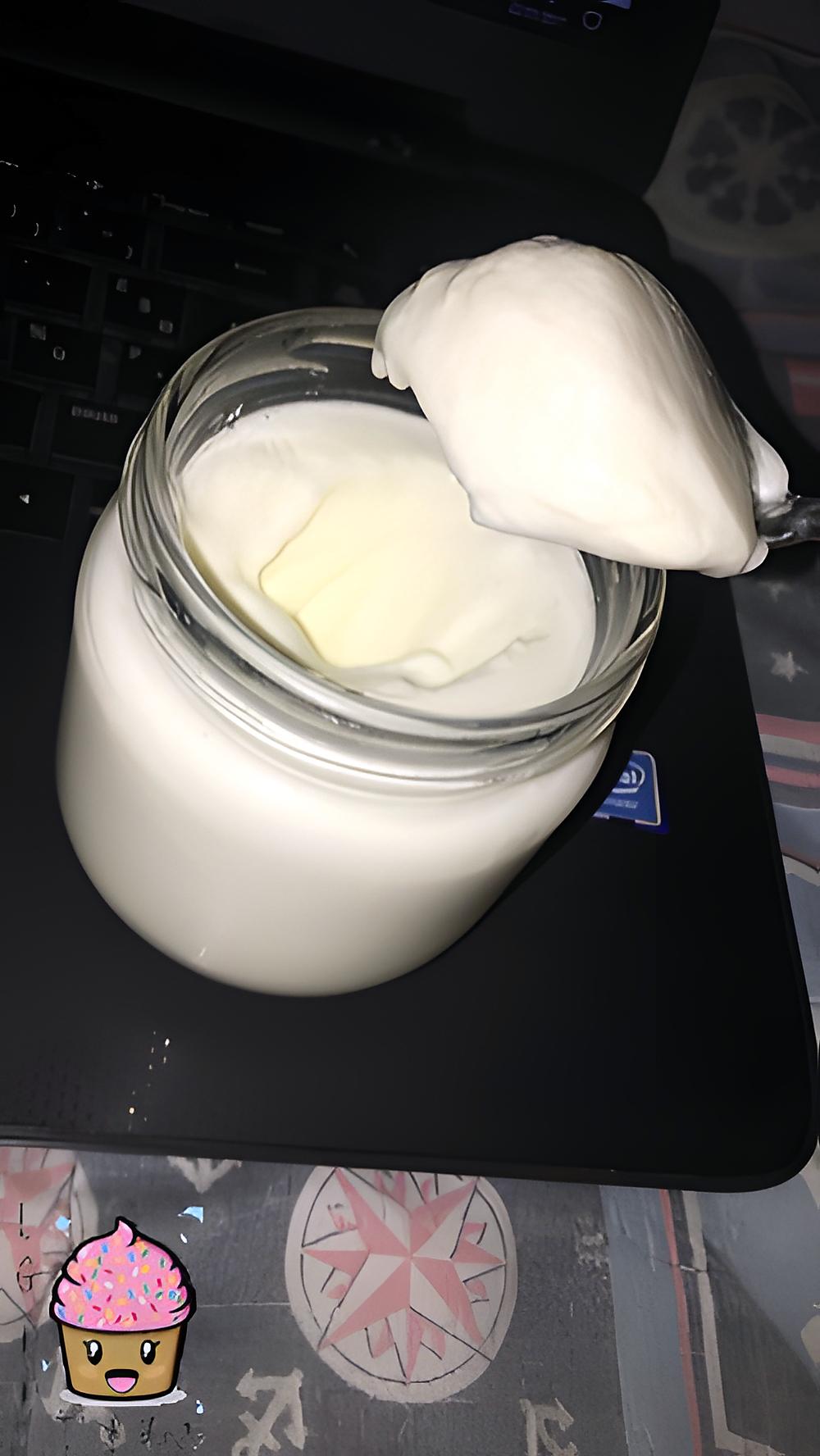 recette YAOURT AU LAIT CONCENTRÉ.