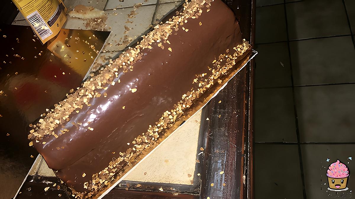 recette BÛCHE SPECULOOS/CARAMEL/ POMMES CARAMÉLISÉES.