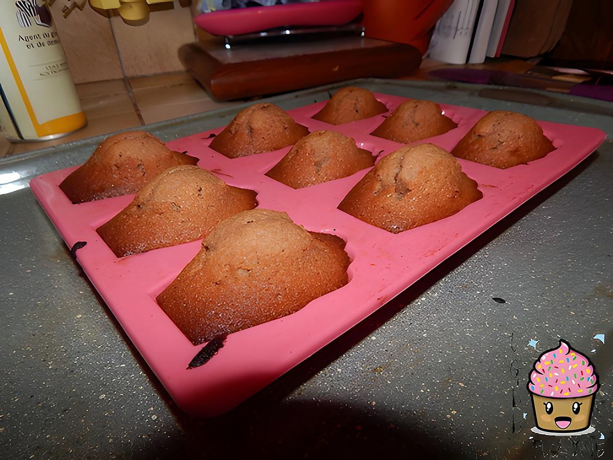 recette MADELEINES AU CHOCOLAT.