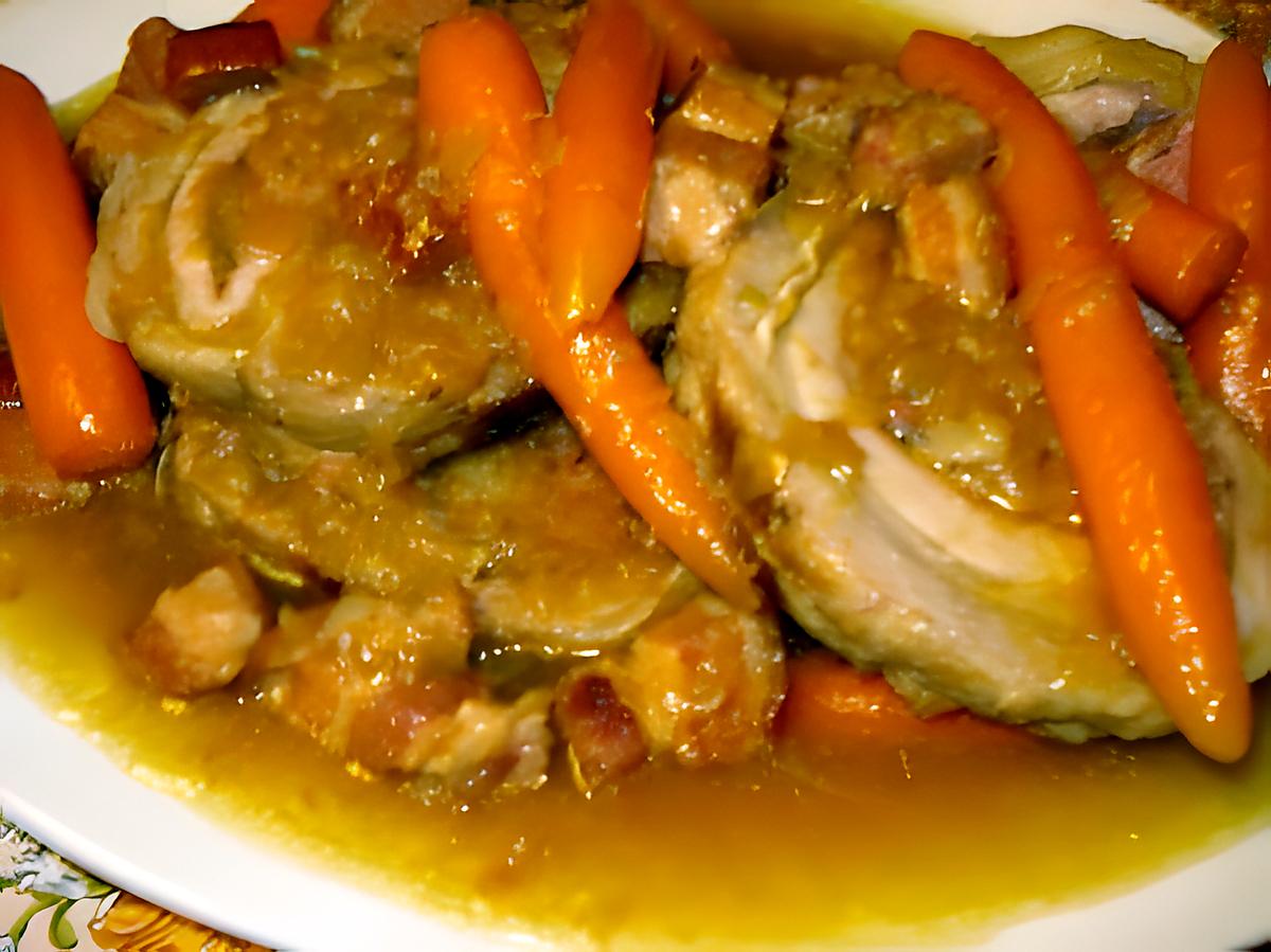 recette Rôti de veau à la chair à saucisse