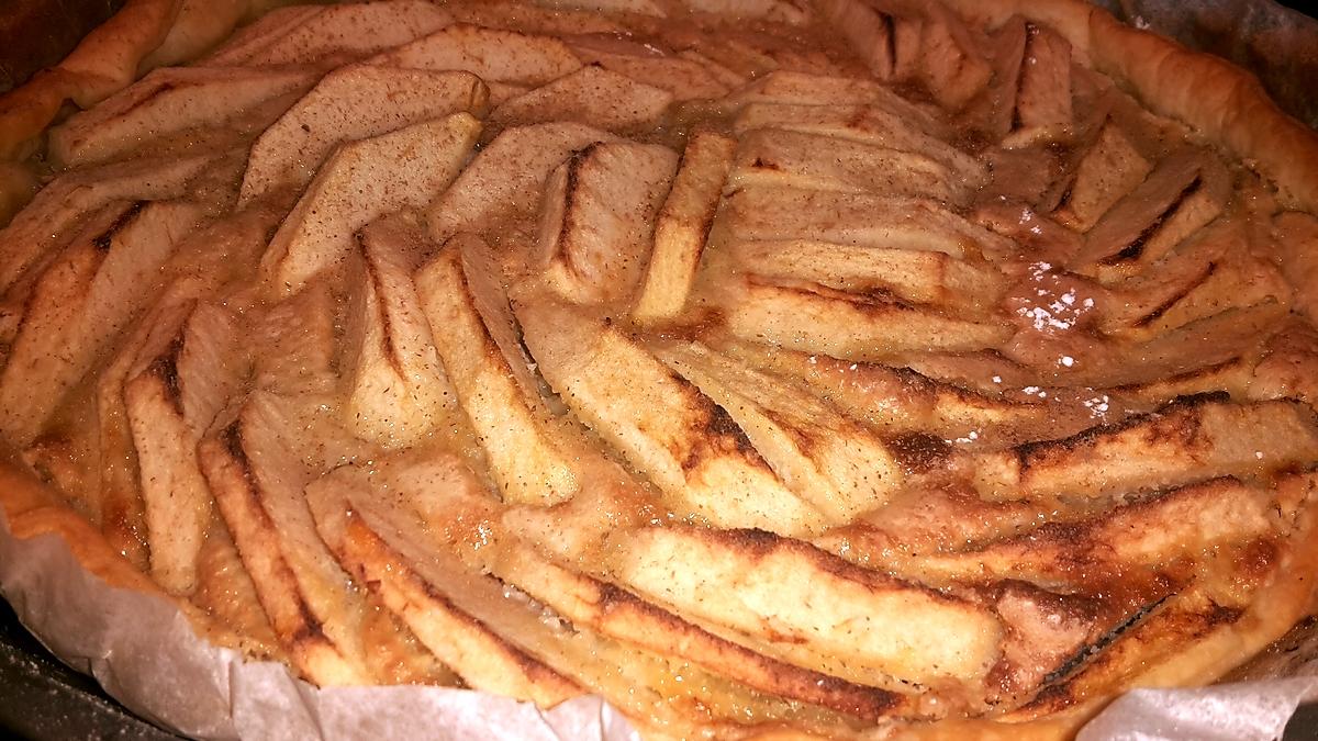 recette tarte amandine aux pommes