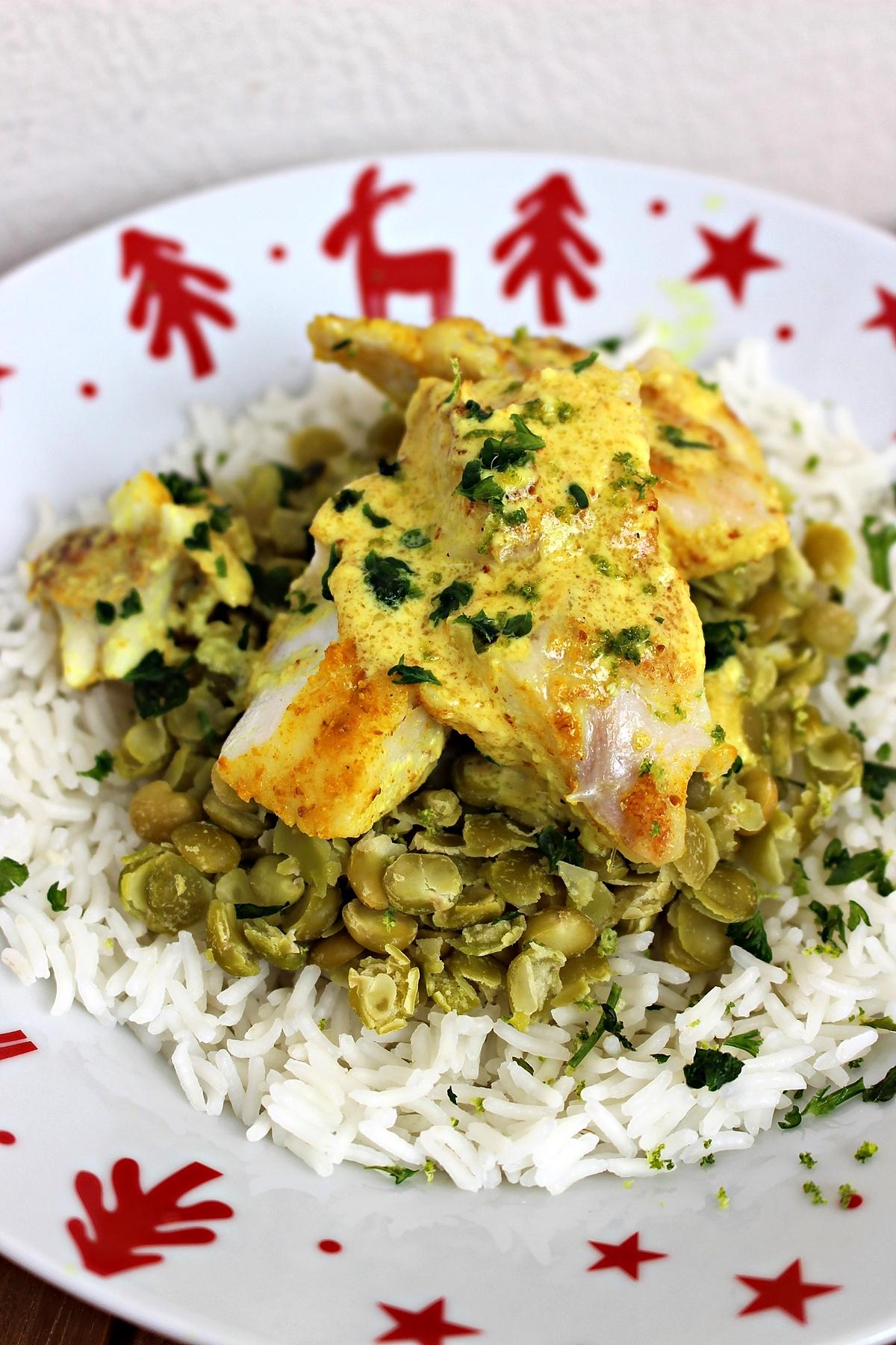 recette Filet de daurade curry