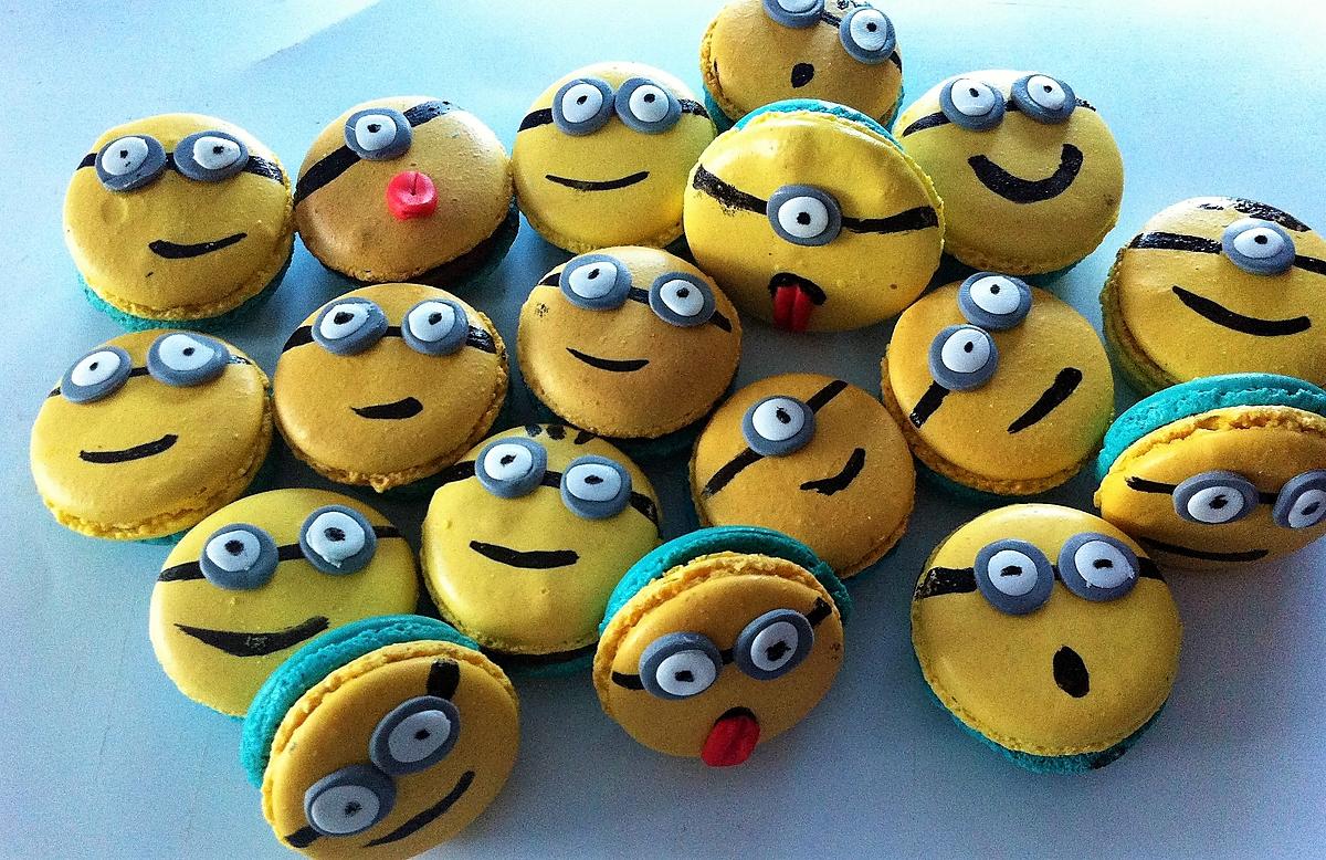 recette Macarons "les minions"