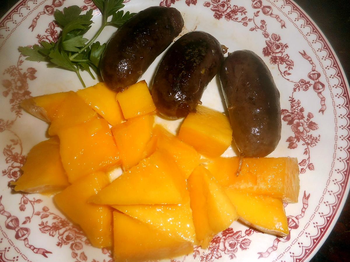 recette Boudin antillais aux mangues