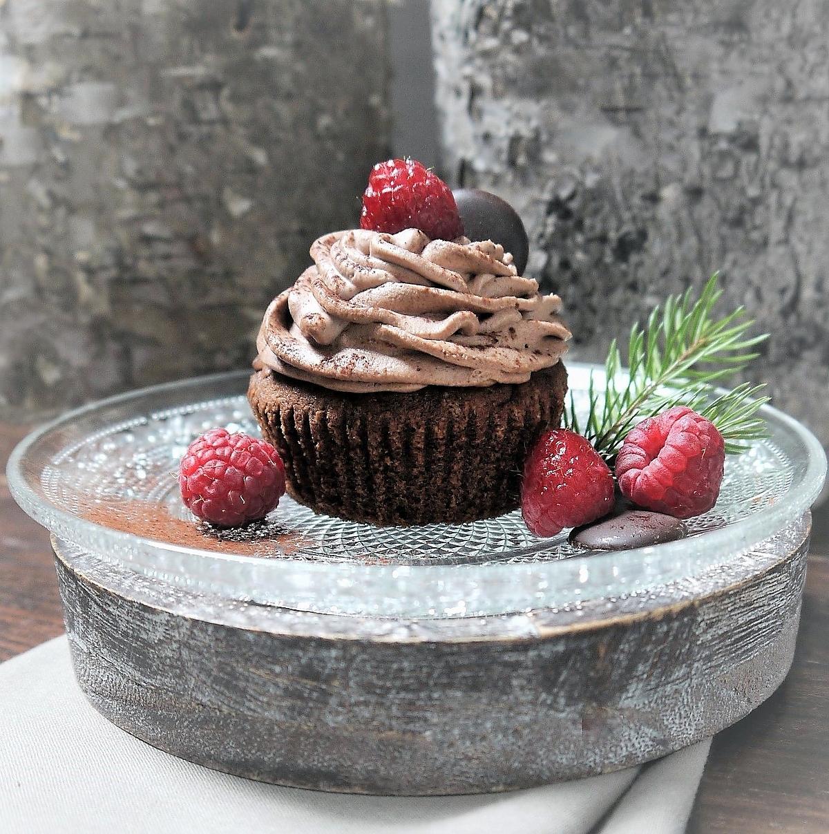 recette Cupcake Chocolat Coeur Framboise