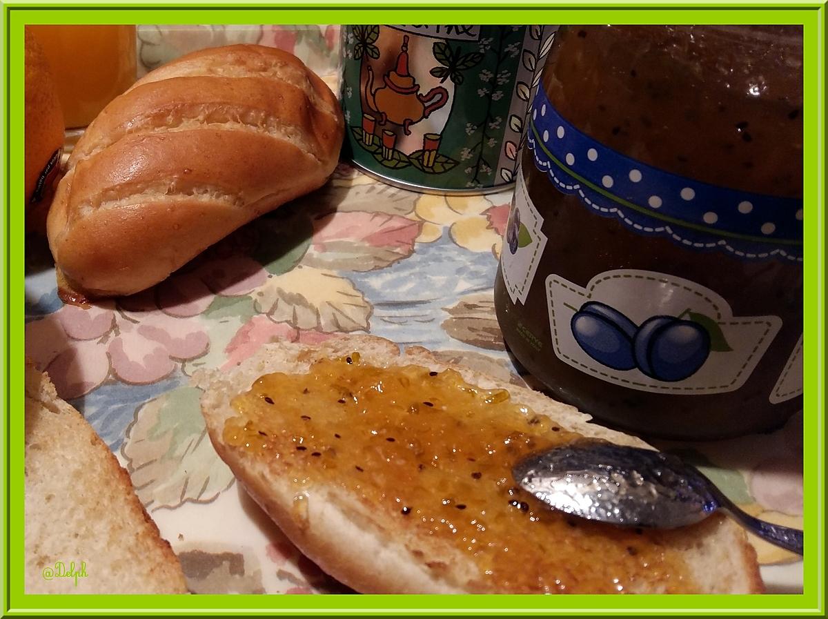 recette Confiture de prunes et Kiwi au thermomix