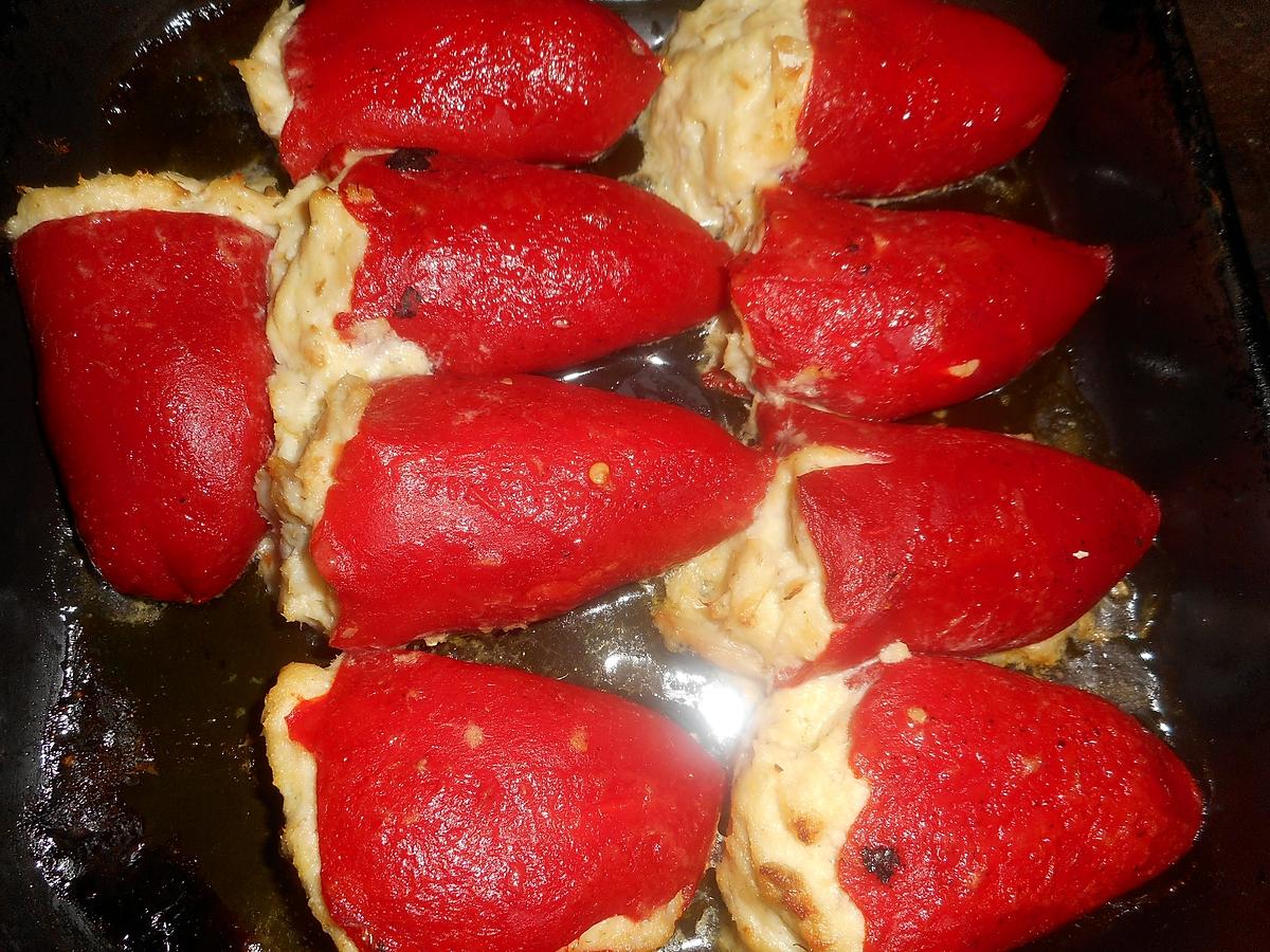 recette Piquillos farcis à la morue