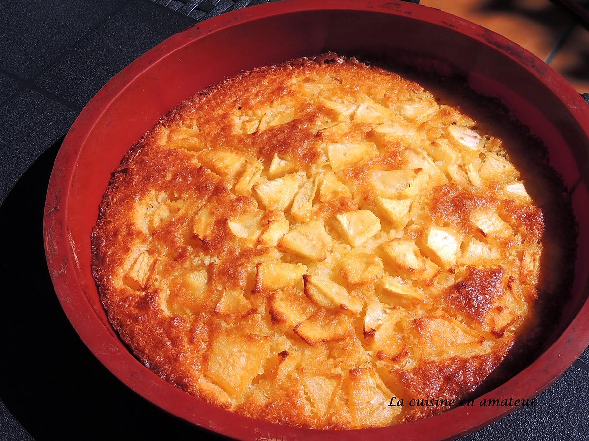 recette Gâteau rapide Tupperware pommes poires