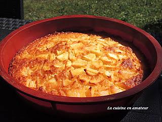 recette Gâteau rapide Tupperware pommes poires