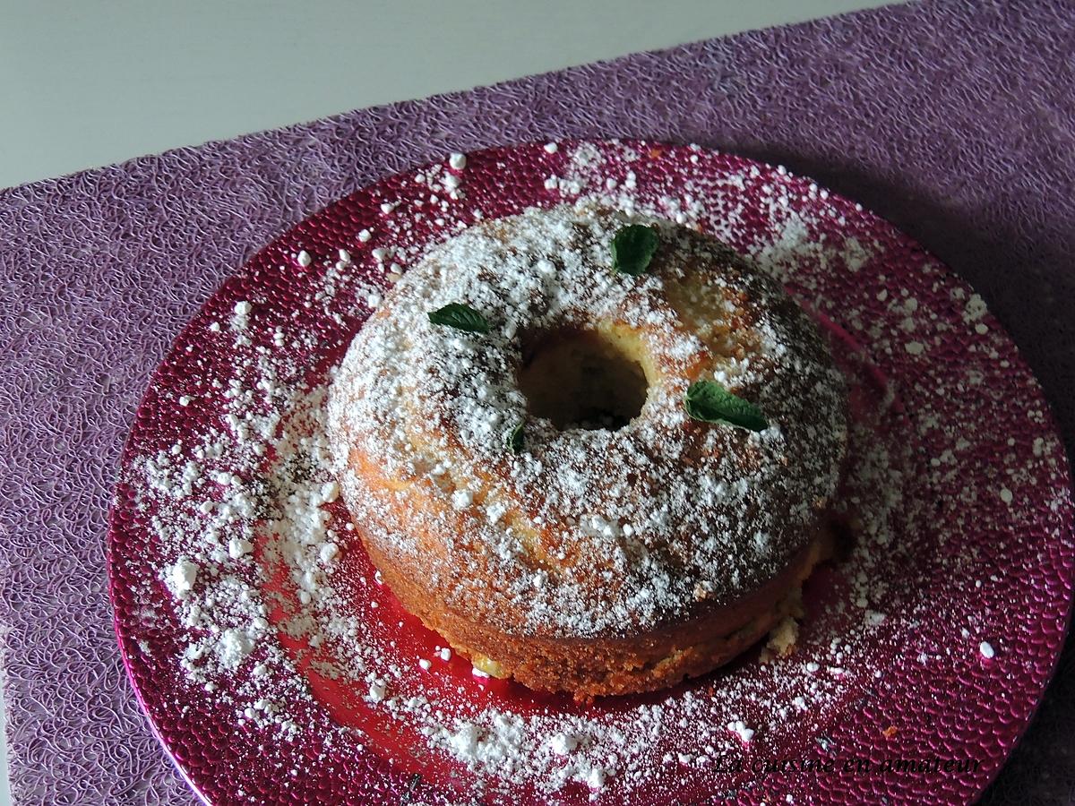 recette Gâteau yaourt à la crème pâtissière allégée