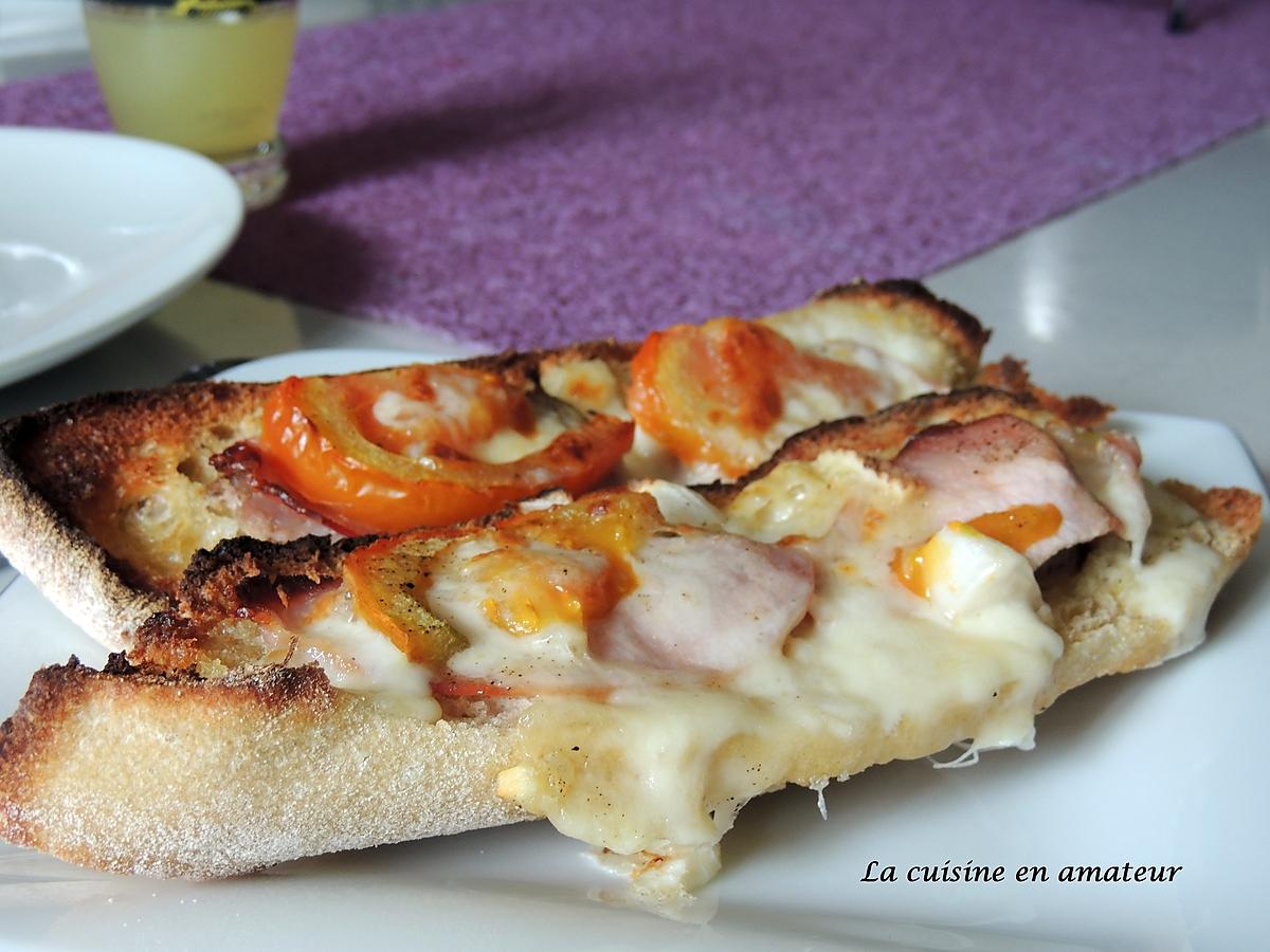 recette Tartine au Beaufort et tomates