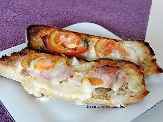 recette Tartine au Beaufort et tomates