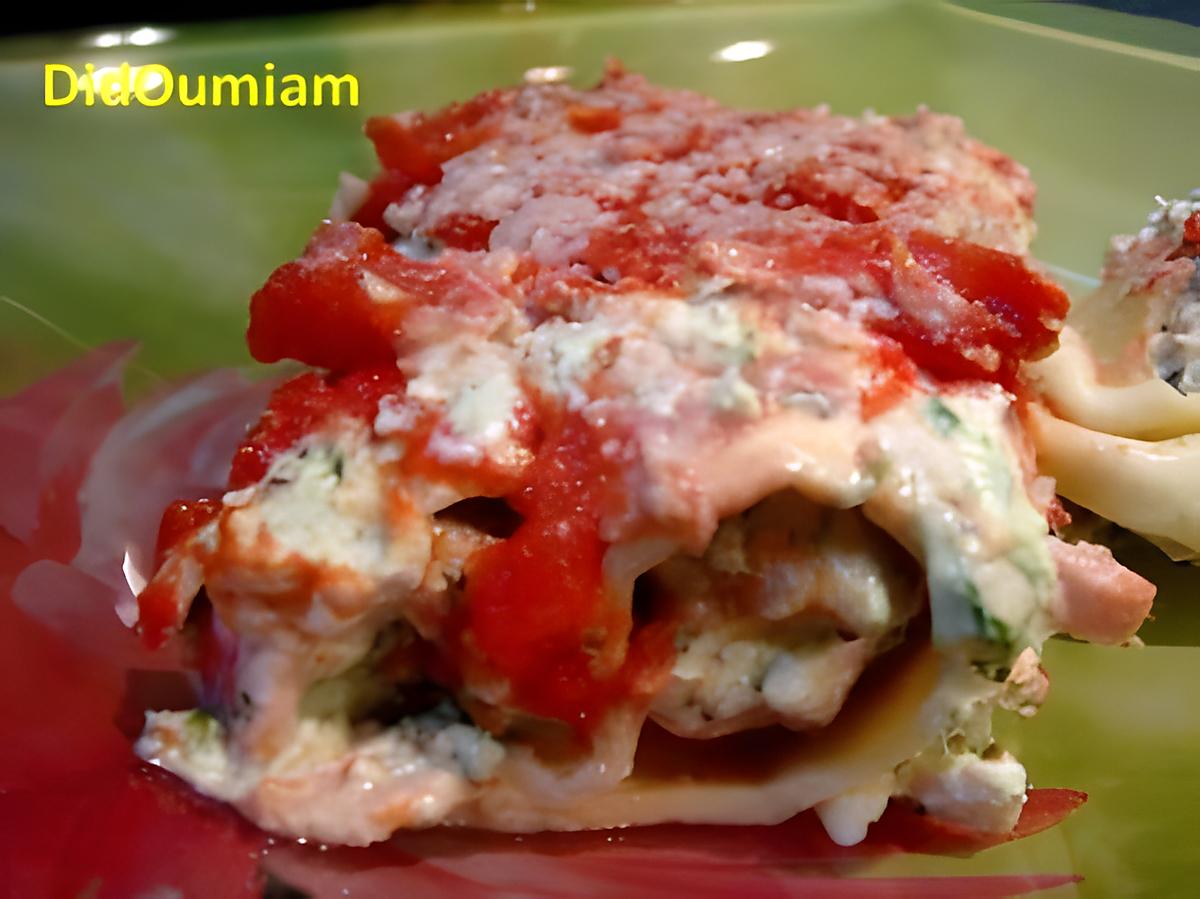 recette cannelloni au fromage et jambon