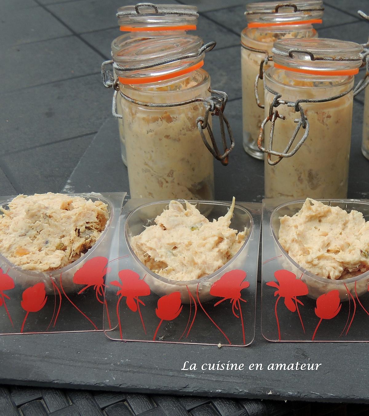 recette Rillettes de poulet au paprika