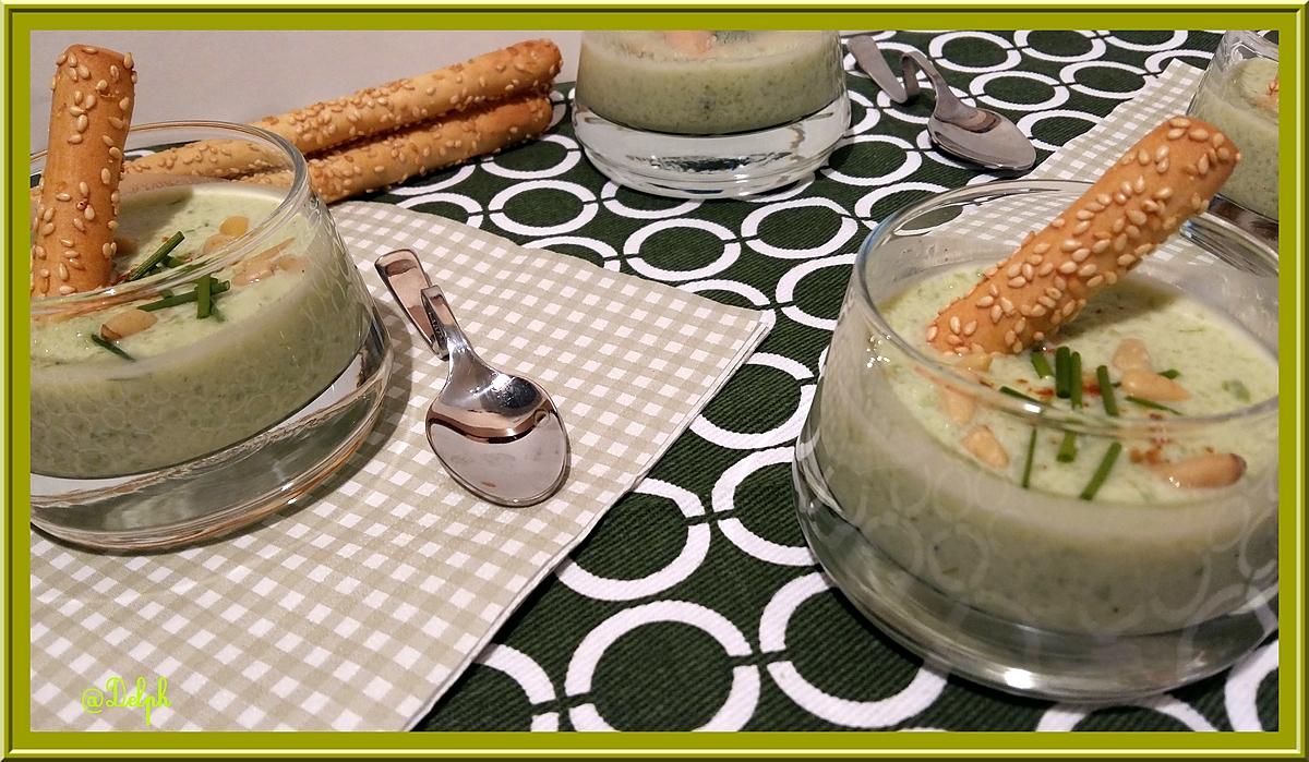 recette Soupe glacée de concombre