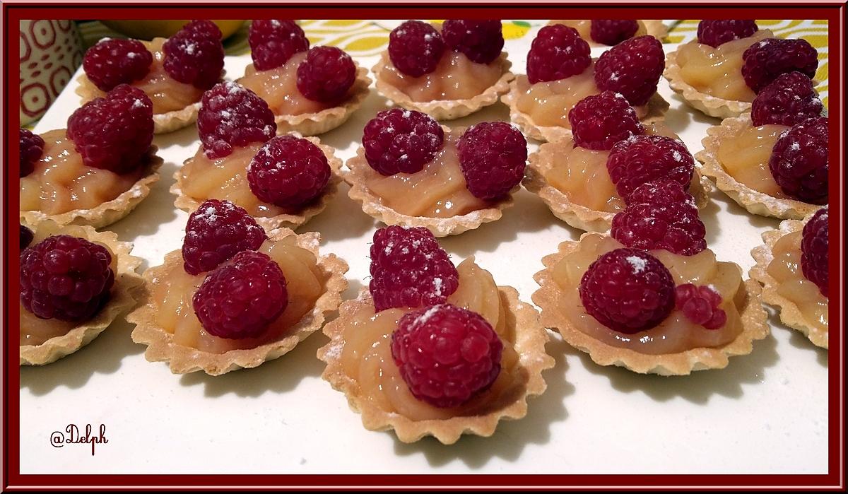 recette Tartelettes Citron Framboises