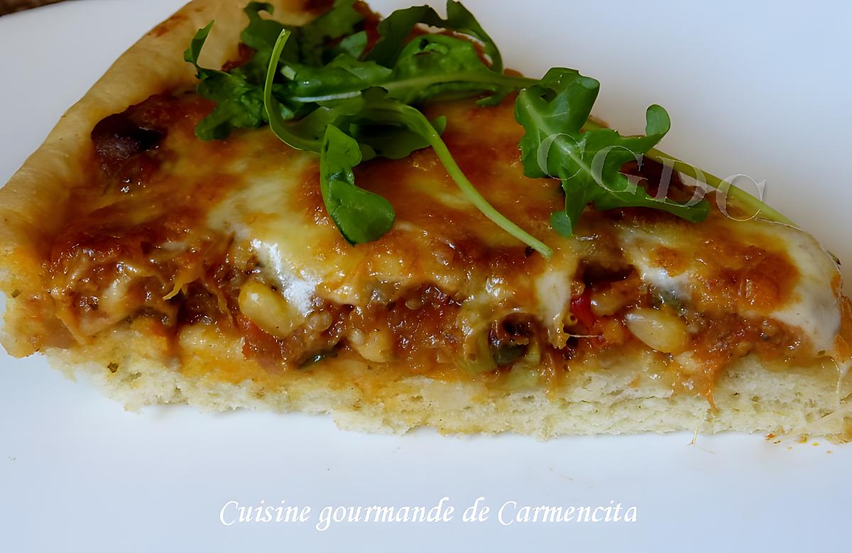 recette Pizza à la caponata