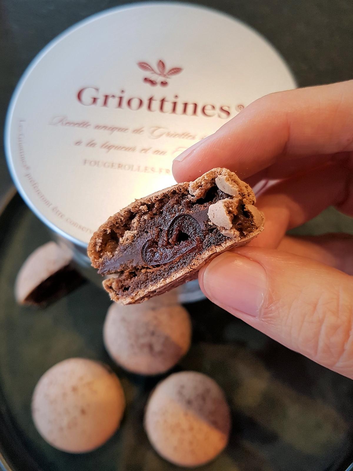 recette Macaron Chocolat et Griottines®