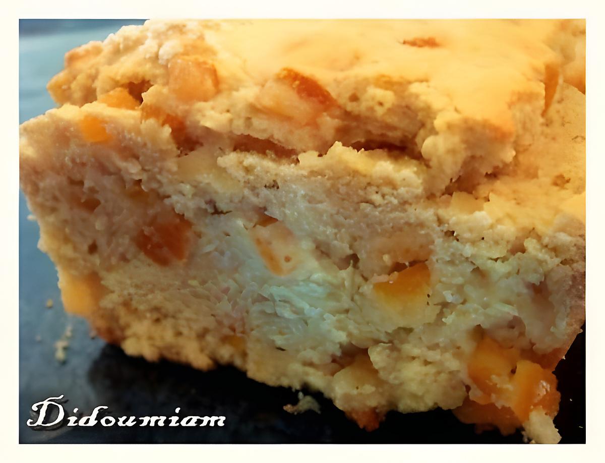 recette Cake au lait de coco & oranges confites